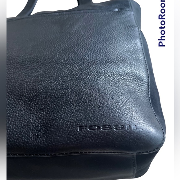 Fossil leather nylon tote - Picture 3 of 16